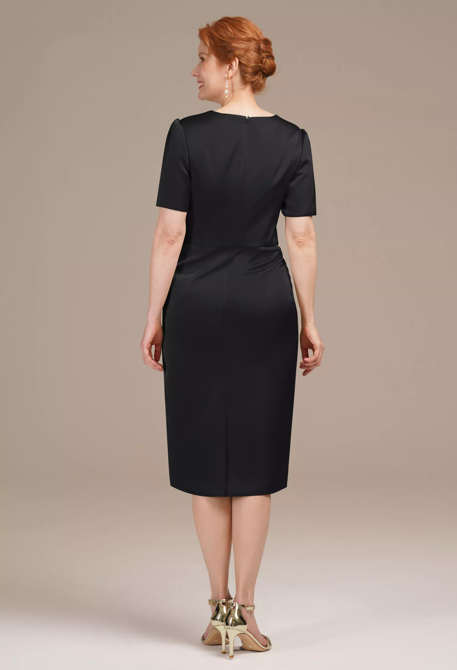 AW Ri Black Metallic  Mother of the Bride Dresses